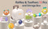 10pcs Rattle Toys Set with Suitcase for Infants | Safe and Fun Developmental Toy