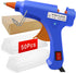 NYLEO- Mini Hot Glue Gun Kit with 50 Glue Sticks, 20W, Blue
