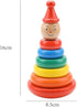 Wooden Rainbow Stacking Tower – Montessori Educational Toy