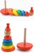 Wooden Rainbow Stacking Tower – Montessori Educational Toy