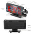 Projection Alarm Clock | Digital Mirror Clock with Adjustable Brightness