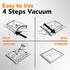 20 Pack Vacuum Storage Bags with Electric Pump | Space Saver Bags