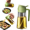 Glass Oil Dispenser Bottle with Measuring Pump | Leakproof & BPA-Free | Perfect for Olive Oil, Vinegar, and Cooking Oils.