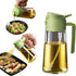 Glass Oil Dispenser Bottle with Measuring Pump | Leakproof & BPA-Free | Perfect for Olive Oil, Vinegar, and Cooking Oils.