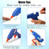 NYLEO- Mini Hot Glue Gun Kit with 50 Glue Sticks, 20W, Blue