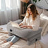 Portable Inflatable Reading Pillow | Adjustable Backrest & Arm Support for Relaxing, Reading, Gaming, or Working | Lightweight & Easy to Carry