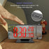Projection Alarm Clock | Digital Mirror Clock with Adjustable Brightness