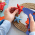 NYLEO- Mini Hot Glue Gun Kit with 50 Glue Sticks, 20W, Blue