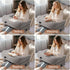 Portable Inflatable Reading Pillow | Adjustable Backrest & Arm Support for Relaxing, Reading, Gaming, or Working | Lightweight & Easy to Carry