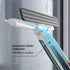 Multipurpose Window Squeegee with Microfiber Scrubber & Extendable Handle | Streak-Free Glass Cleaning Tool