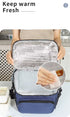 Portable Outdoor Insulated Lunch Bag | Leakproof & Thermal Cooler Bag - Black