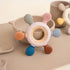 Baby Teething Toy – Silicone Rudder with Wooden Beads