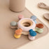 Baby Teething Toy – Silicone Rudder with Wooden Beads
