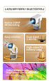 Smart Projector with Android System | FULL HD 1080P | Portable Projector for Movies, Gaming, and Presentations