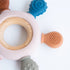 Baby Teething Toy – Silicone Rudder with Wooden Beads