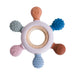Baby Teething Toy – Silicone Rudder with Wooden Beads