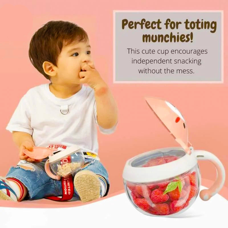 BBET Baby Food Snack Jar/Storage Box - BPA-Free (Pink)